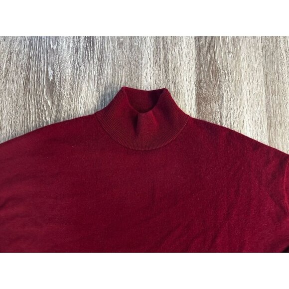 HATCH Maternity The Estella Sweater Mockneck in Rhubarb Maroon Size 0 or XS - Picture 4 of 11